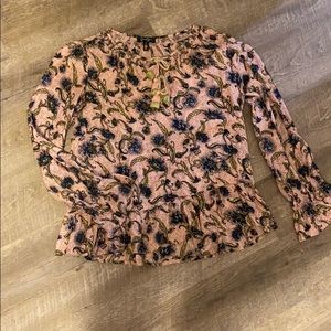 JESSICA SIMPSON long sleeve patterned shirt